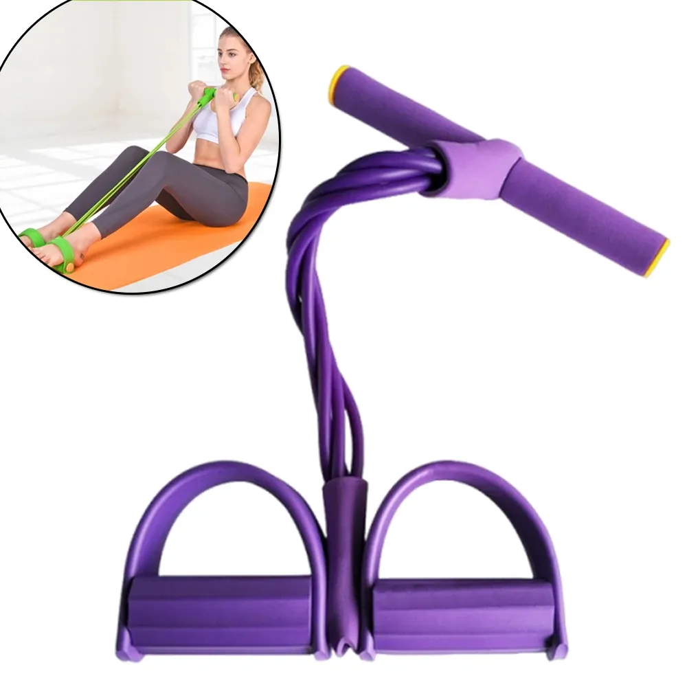 Extenseur élastique de yoga pour l'étirement de l'abdomen, de la taille et des jambes