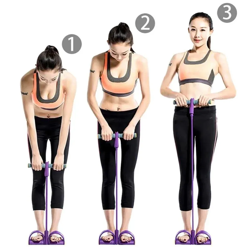 Extenseur élastique de yoga pour l'étirement de l'abdomen, de la taille et des jambes 4