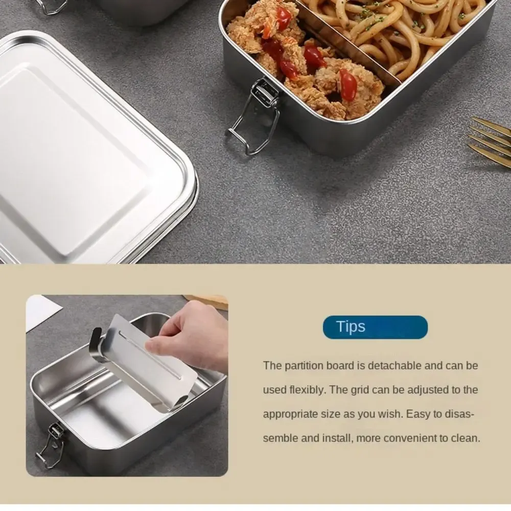 Boîte à bento, finition soignée