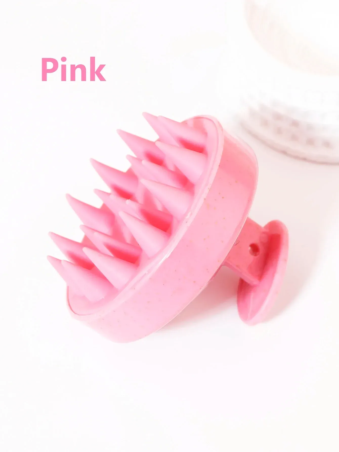 Brosse de lavage pour cheveux en silicone, peigne de massage du cuir chevelu, brosse de massage corporel douce, outil de beauté et de coiffure, peigne de douche spa 4