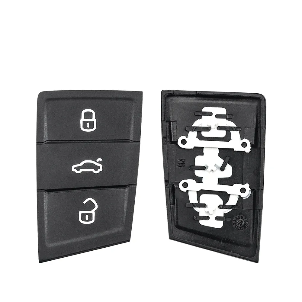KEYYOU – Coque de clé télécommande de voiture en caoutchouc à 3 boutons, pour Volkswagen VW Golf 4, 5, 6, 7 et Mk4, pour Skoda Octavia, pour Seat Leon, Ibiza, Altea 5