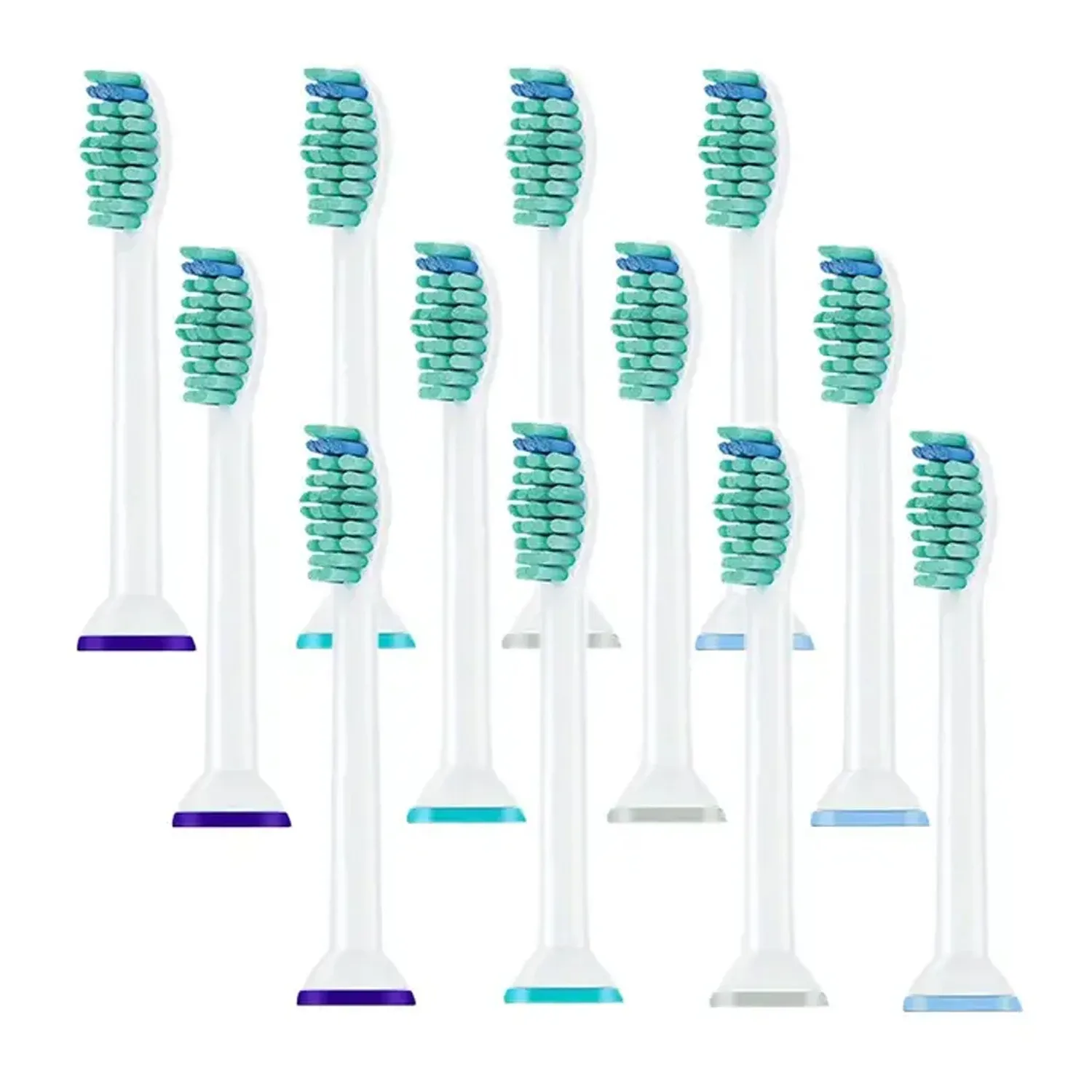 Têtes de brosse de rechange pour brosse à dents électrique, lot de 4 à 32, compatibles avec les têtes Philips Sonicare, fixation à clic 9