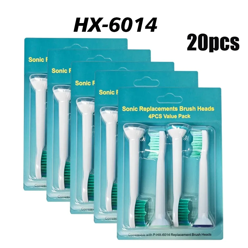 Têtes de brosse de rechange pour brosse à dents électrique, lot de 4 à 32, compatibles avec les têtes Philips Sonicare, fixation à clic 14