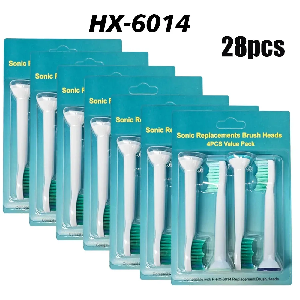 Têtes de brosse de rechange pour brosse à dents électrique, lot de 4 à 32, compatibles avec les têtes Philips Sonicare, fixation à clic 12