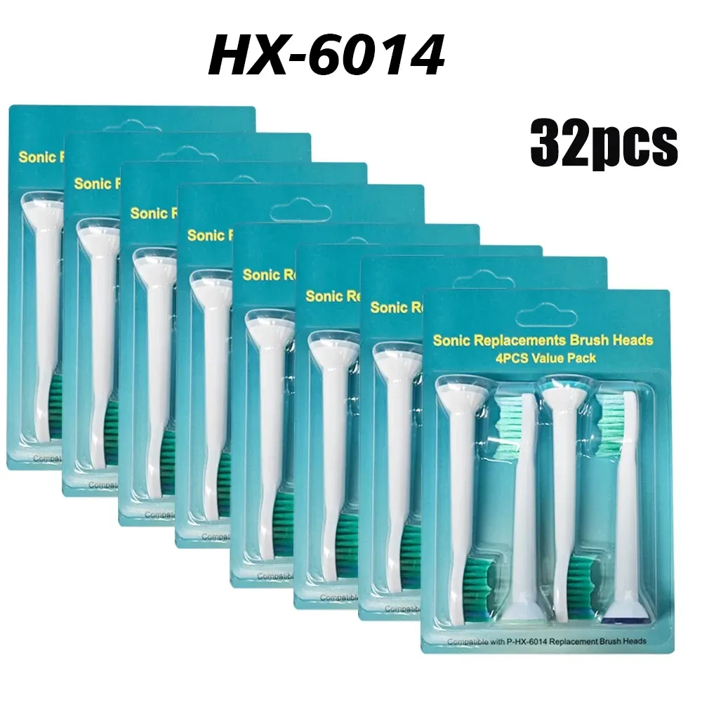 Têtes de brosse de rechange pour brosse à dents électrique, lot de 4 à 32, compatibles avec les têtes Philips Sonicare, fixation à clic 11