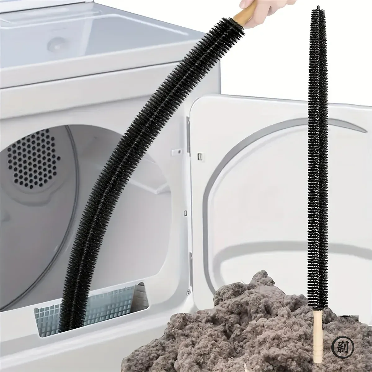 Brosse de nettoyage de radiateur, lave-linge, brosses de nettoyage de peluches, sèche-linge long et flexible, nettoyeur de ventilation, plumeau, outils de nettoyage ménager - Image 1