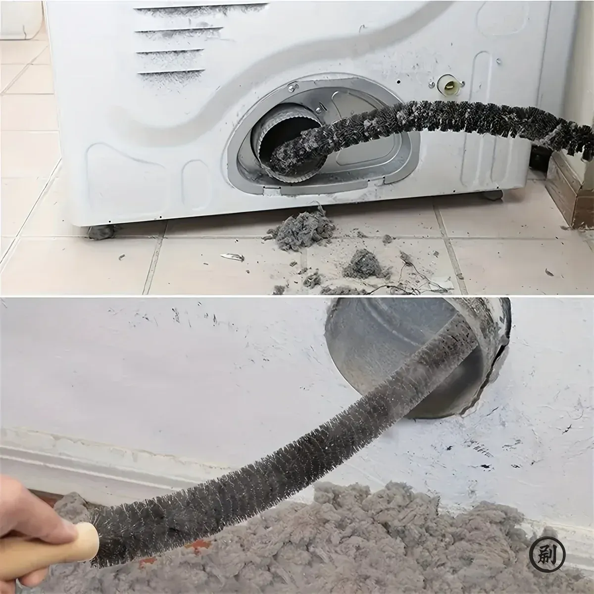 Brosse de nettoyage de radiateur, lave-linge, brosses de nettoyage de peluches, sèche-linge long et flexible, nettoyeur de ventilation, plumeau, outils de nettoyage ménager 4