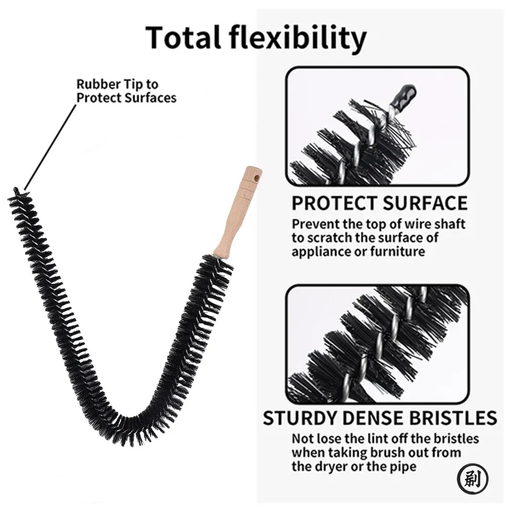 Brosse flexible pour radiateur