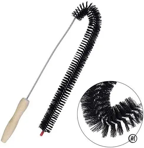 Détail de la brosse de nettoyage