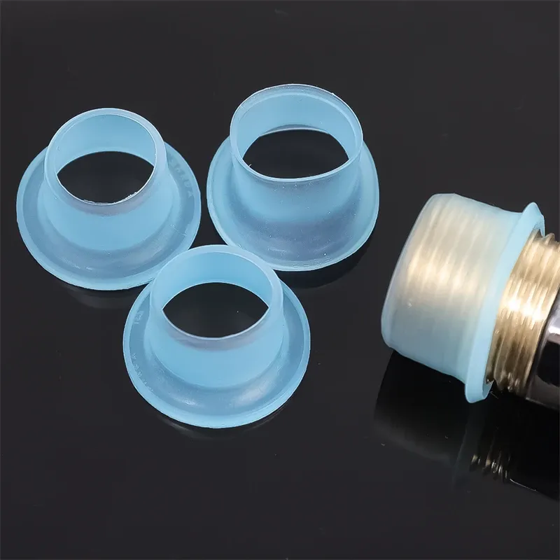 Joint en silicone anti-fuite en situation d'installation
