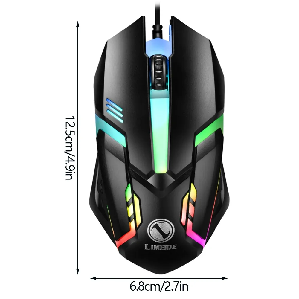 Souris filaire Limei S1, vue de face