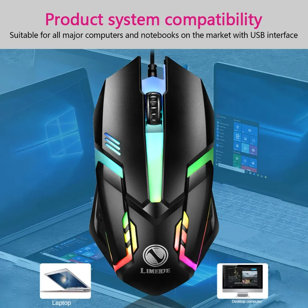 Souris filaire Limei S1, détail du design