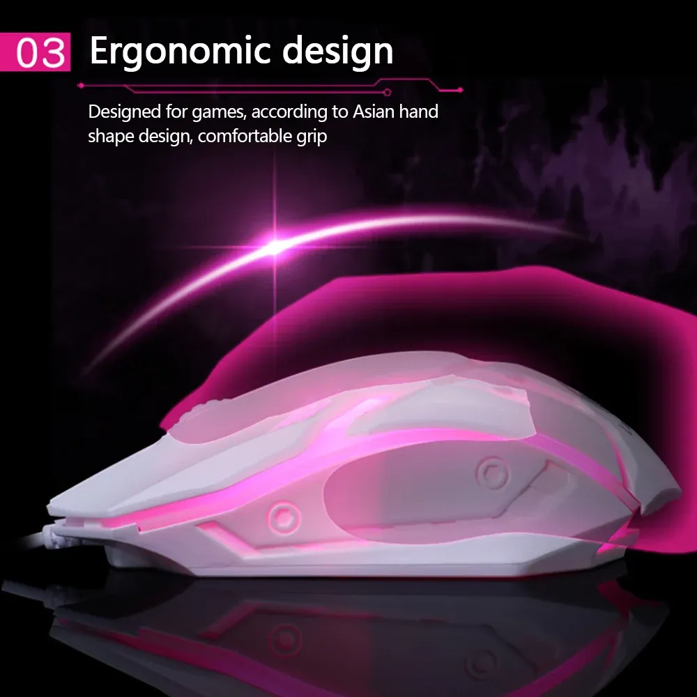 Souris filaire Limei S1, vue latérale
