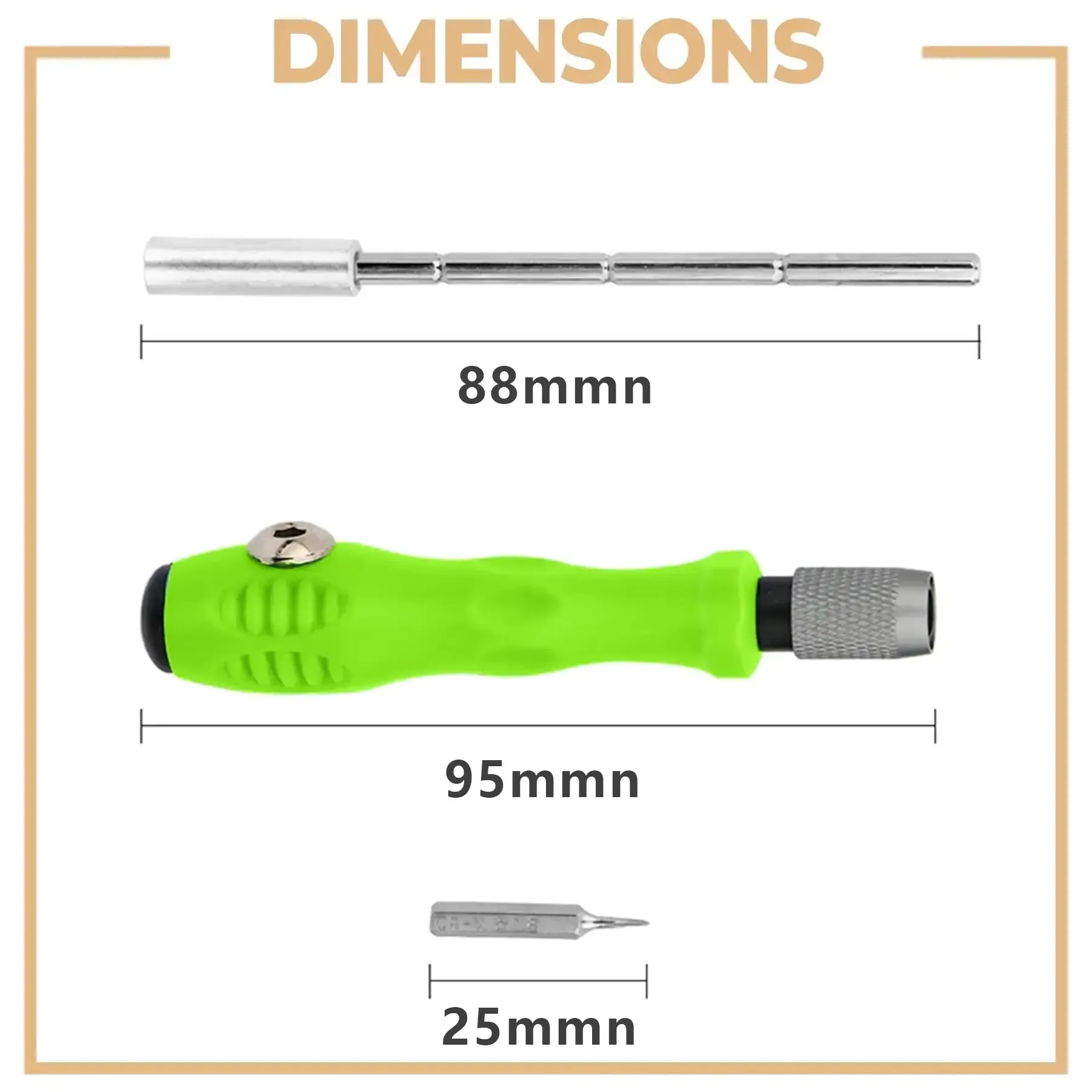 Mini jeu de tournevis de précision 32 en 1 avec embouts Phillips magnétiques, pour téléphone, montre, lunettes et PC 5