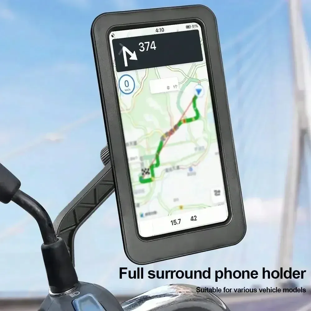 Support de téléphone fixé sur un guidon