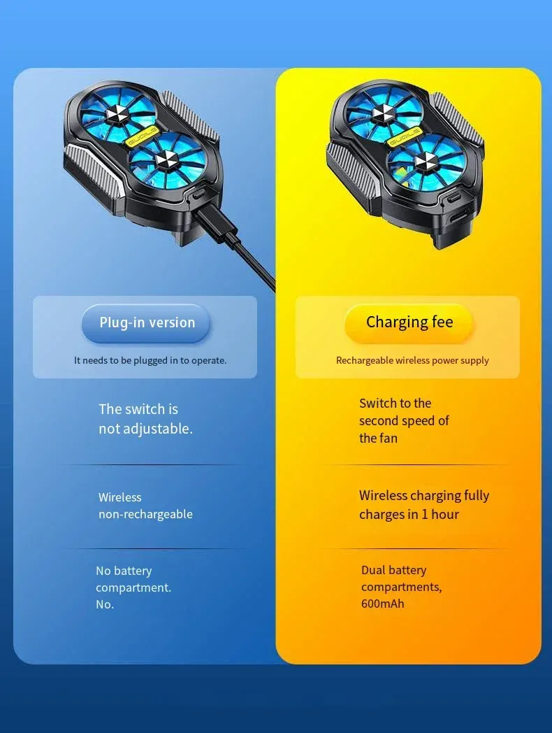 Vue d'ensemble du refroidisseur FS01 pour téléphone portable