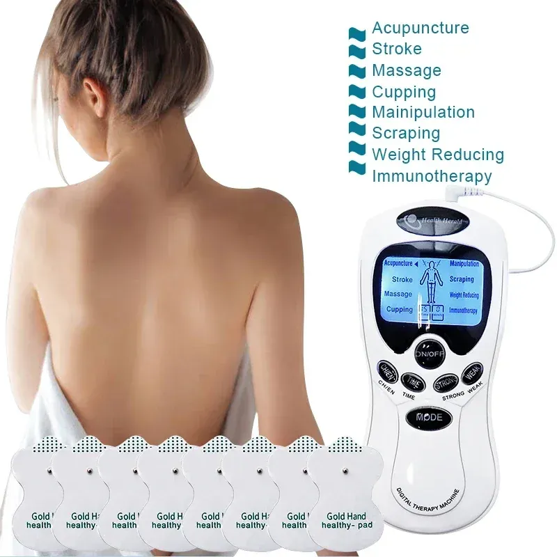 Masseur électrique à impulsions, accessoires