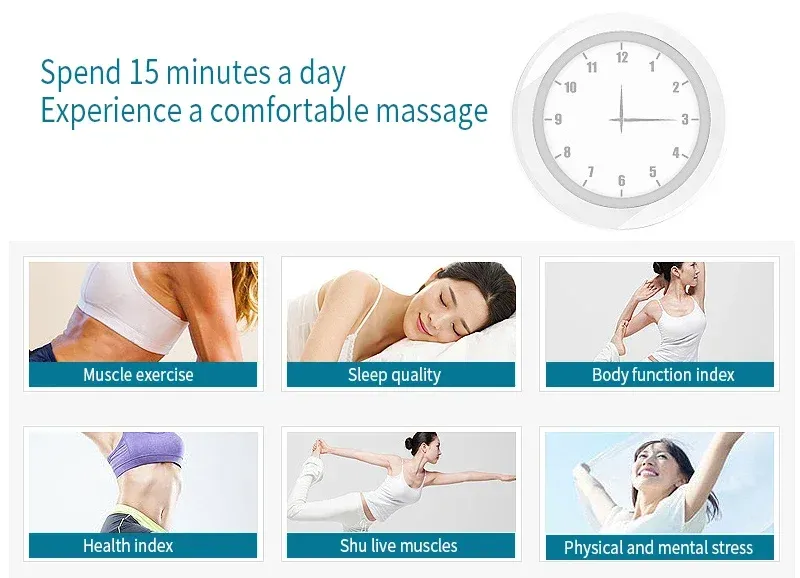 Masseur électrique à impulsions, application sur le dos