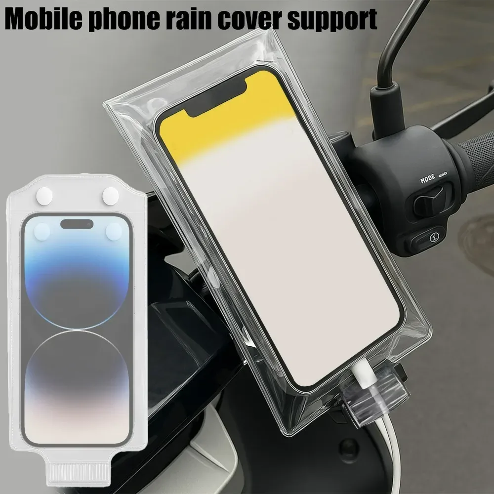 Étuis de téléphone universels transparents et étanches, lot de 50 pochettes pour téléphone portable, pour le cyclisme et la randonnée en plein air 4