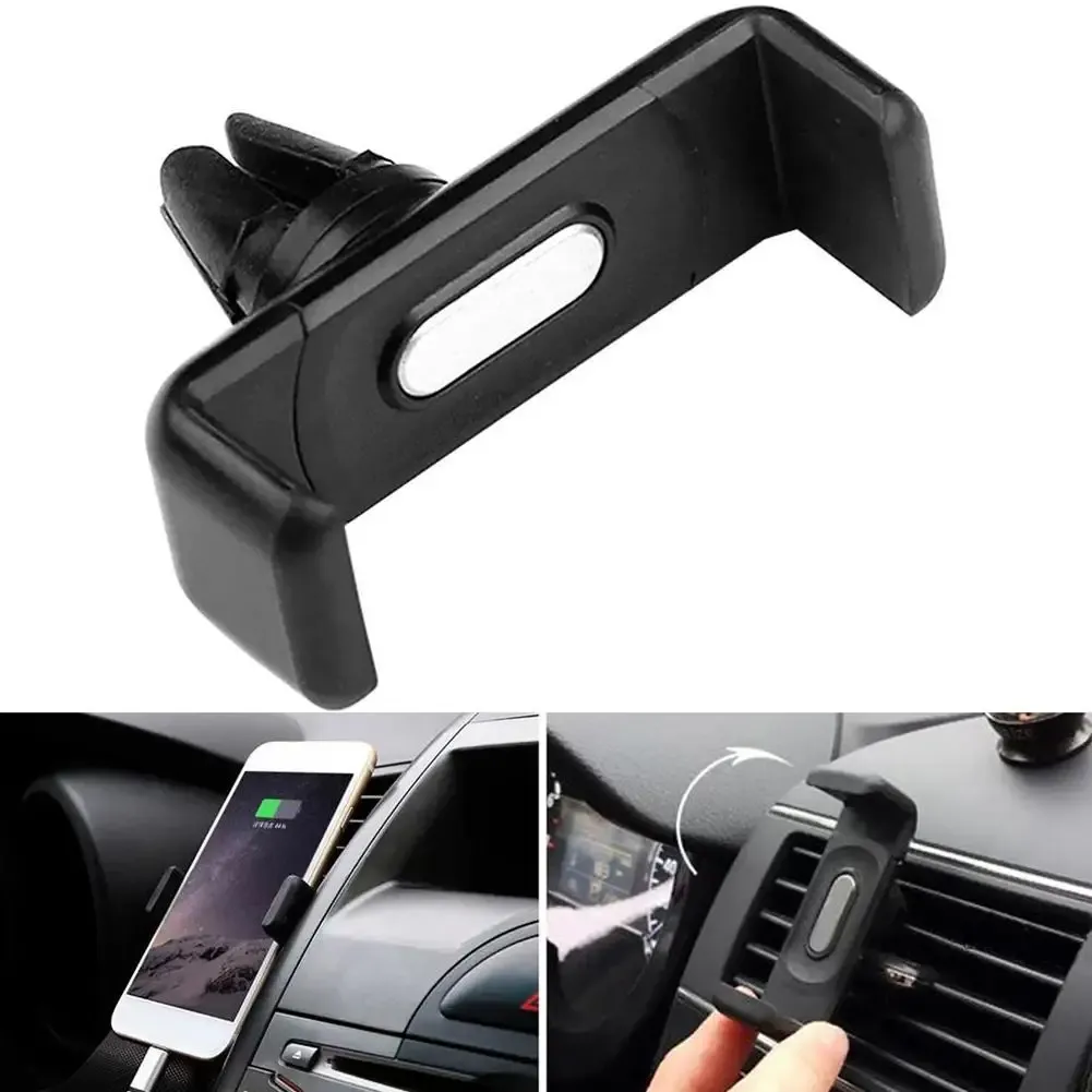 Support de téléphone de voiture, fixation sur grille d'aération