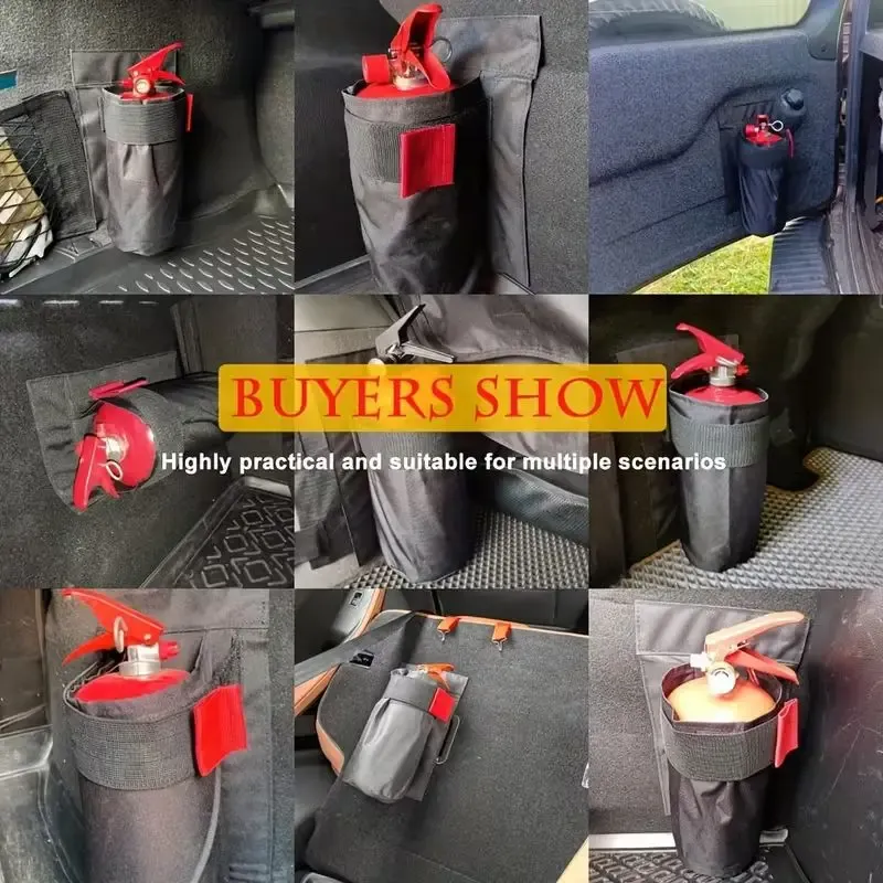 Sac de rangement durable pour extincteur de voiture 3