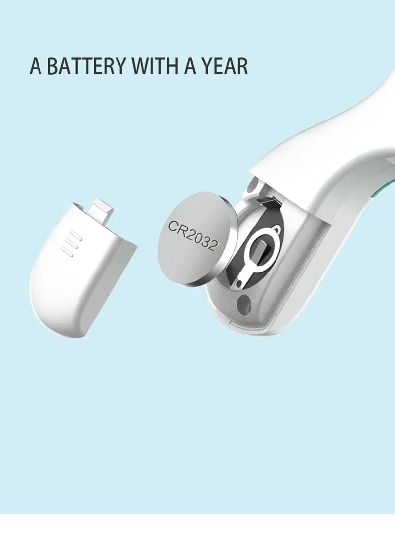 Coupe-ongles LED en utilisation