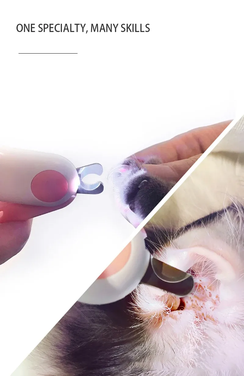 Lame en demi-lune du coupe-ongles pour animaux