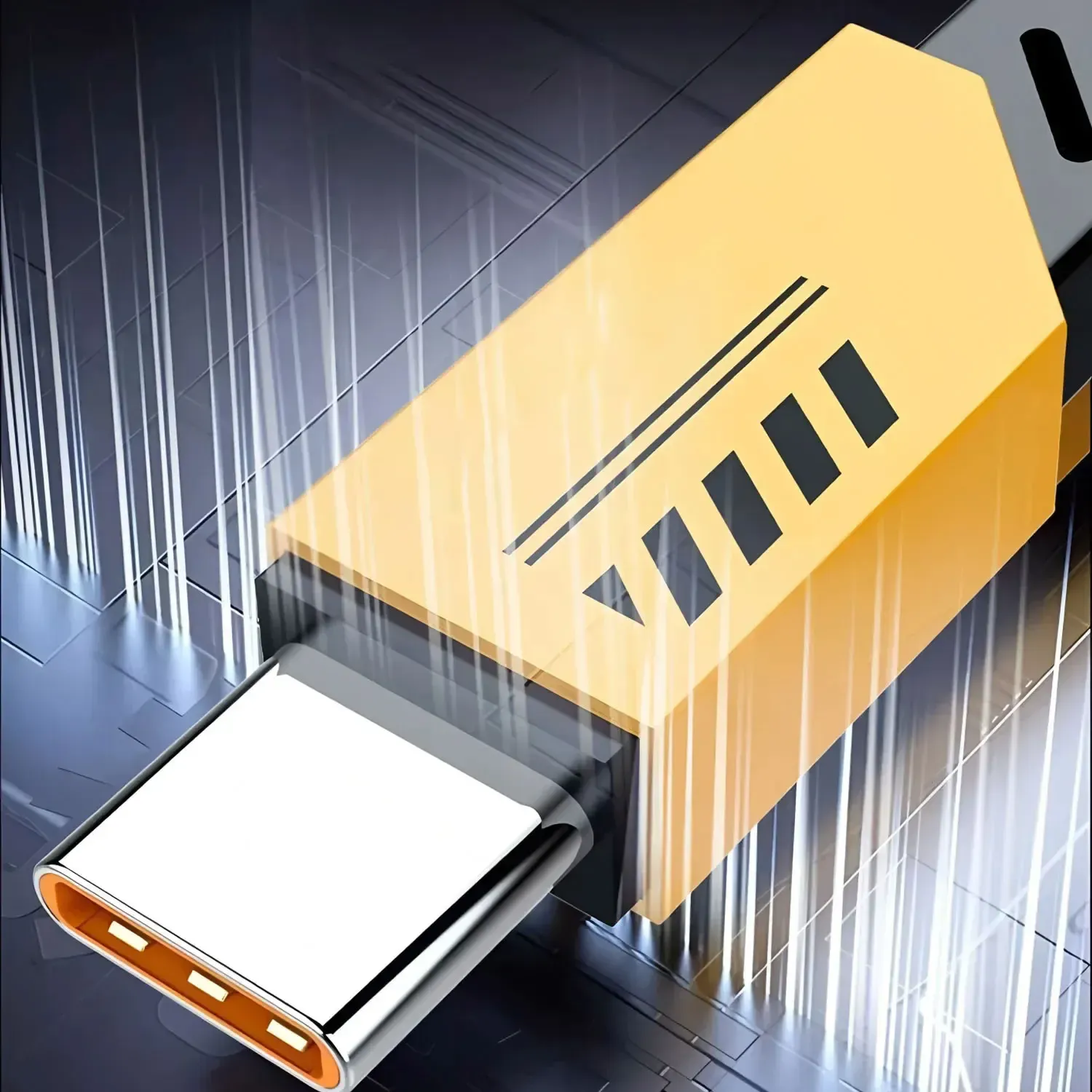 Câble de charge multi-ports en trois connecteurs, présentation générale du produit