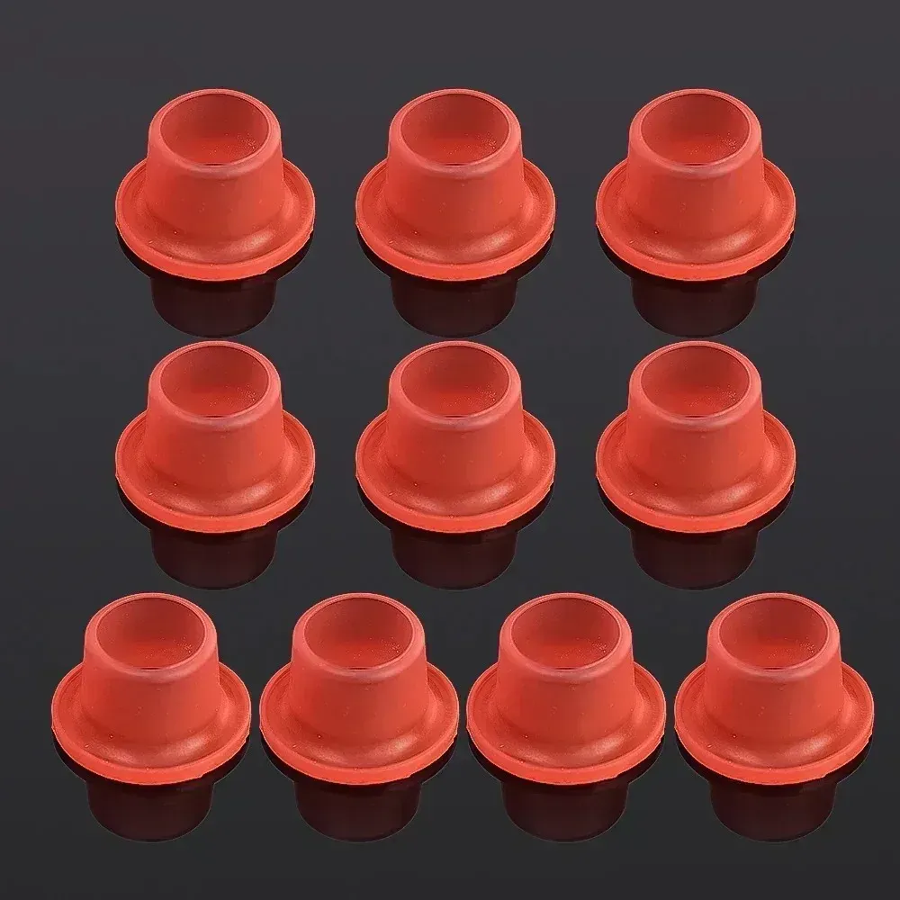 Lot de 10 ou 20 joints d'étanchéité en silicone pour robinets, bouchons anti-goutte pour vanne triangulaire et tuyau en caoutchouc 8
