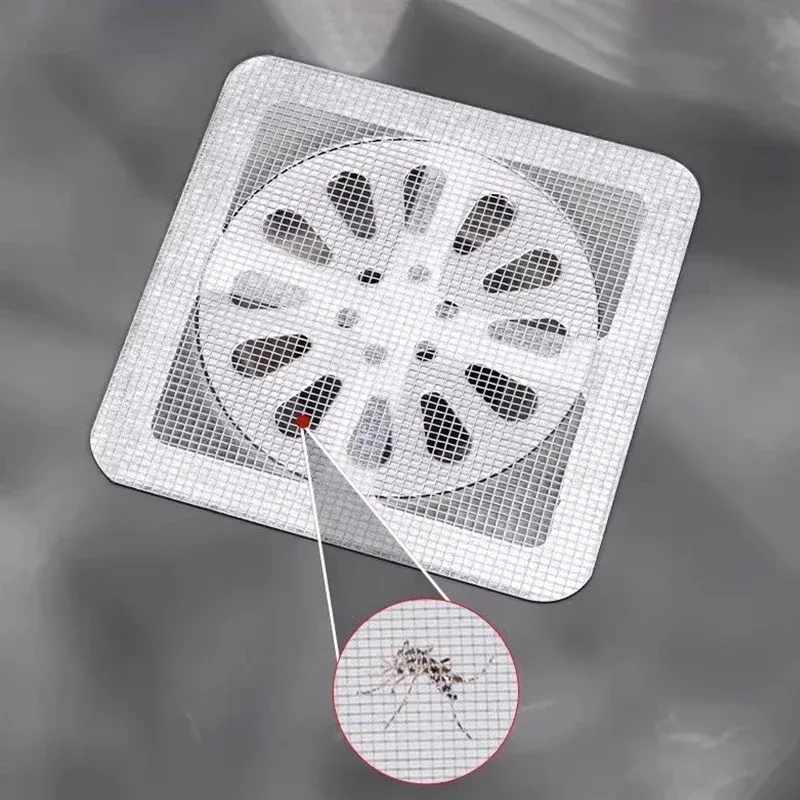 Filtre jetable installé dans une évacuation