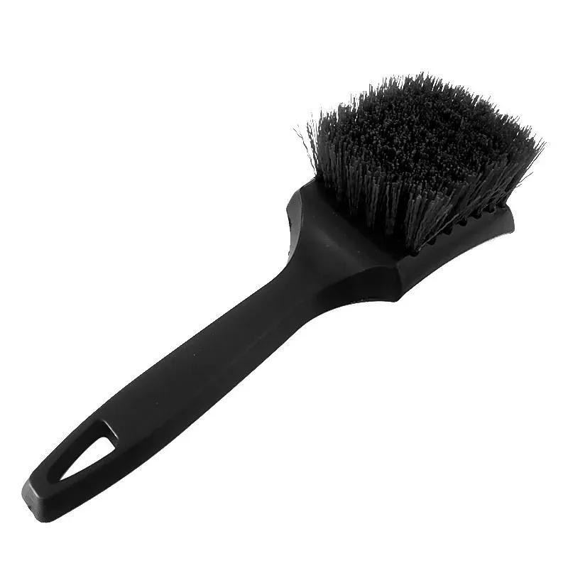 Brosse à pneus à poils durs multifonction pour jantes et nettoyage automobile 7