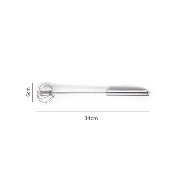 Batteur à œufs semi-automatique en acier inoxydable 304 7