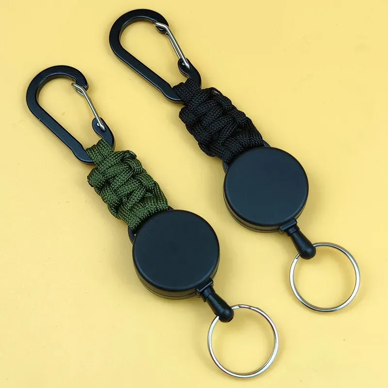 Porte-clés rétractable antivol avec mousqueton, vue 9