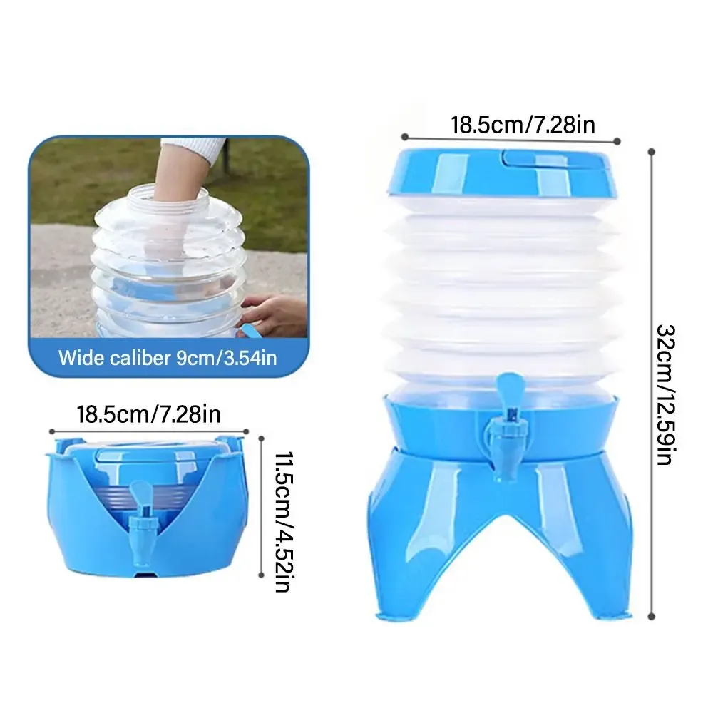 Distributeur de boissons pliable, détail du design