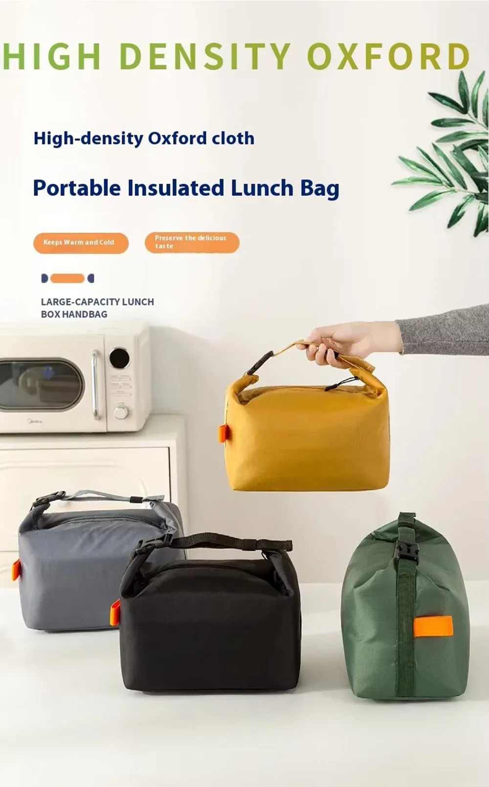 Sac à déjeuner minimaliste japonais, vue d'ensemble