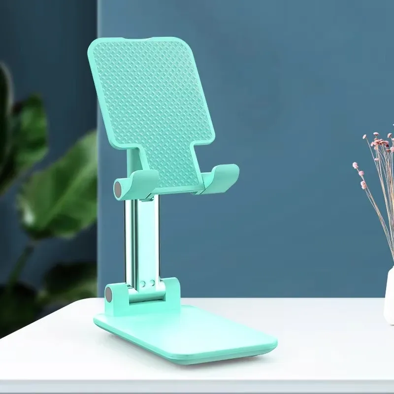 Support de bureau pliable à trois sections pour téléphone portable et tablette, réglable, compatible iPhone et iPad 14