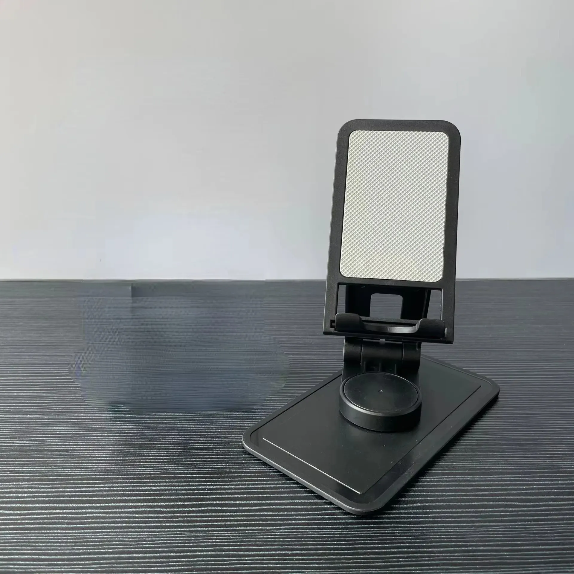 Support de bureau pliable à trois sections pour téléphone portable et tablette, réglable, compatible iPhone et iPad 10