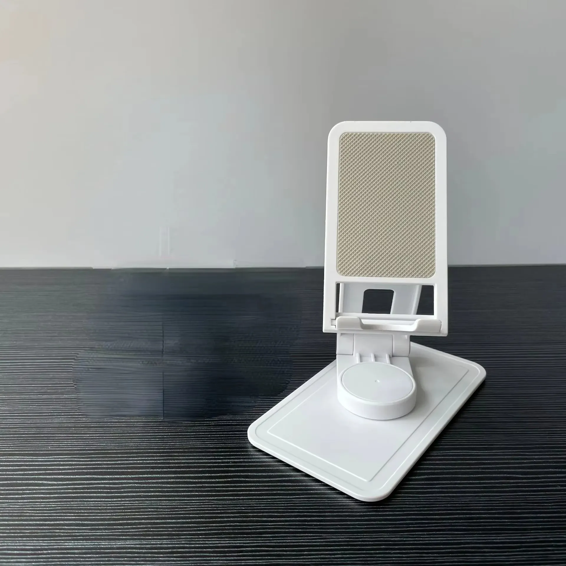 Support de bureau pliable à trois sections pour téléphone portable et tablette, réglable, compatible iPhone et iPad 9