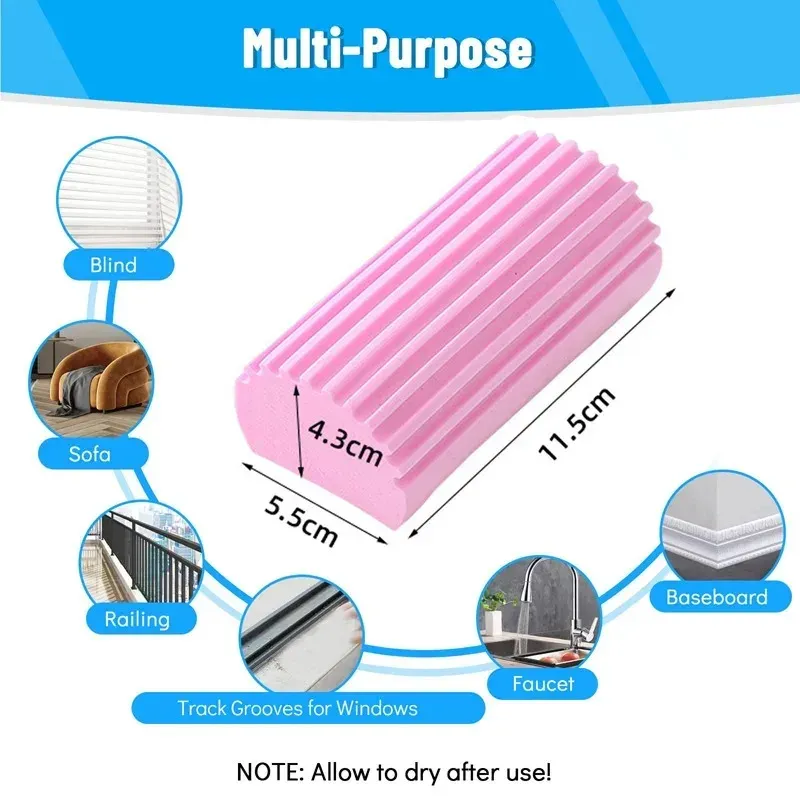 Éponge de nettoyage multi-usages en mousse haute densité