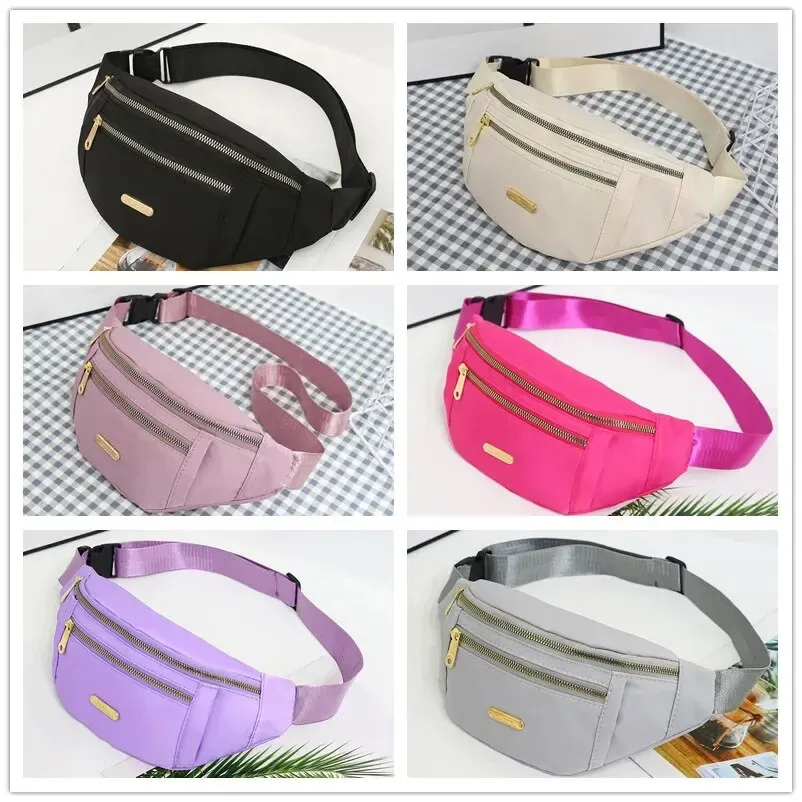 Sac banane sportif pour femme multi-compartiments, avec bandoulière pour téléphone et essentiels de plein air - Image 1
