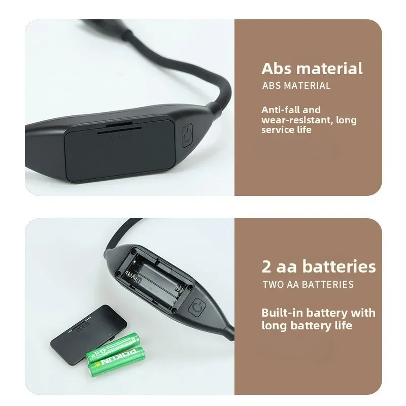 Lampe de lecture LED portable à porter au cou, orientable à 360° 4