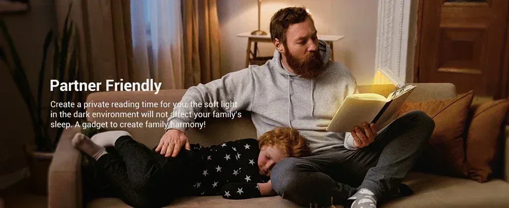 Lampe de lecture LED, confort au cou