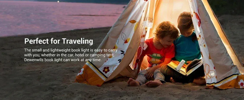 Lampe de lecture LED, usage nomade