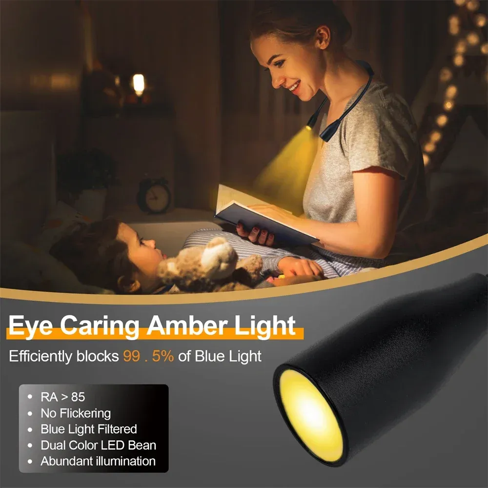 Lampe de lecture LED en situation d'usage