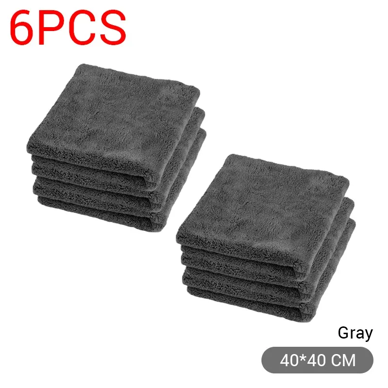 Serviettes de lavage pour voiture en microfibre SEAMETAL, épaisses, 40 x 40 cm, lot de 1, 3, 6 ou 9 pièces (réf. 600101) 9