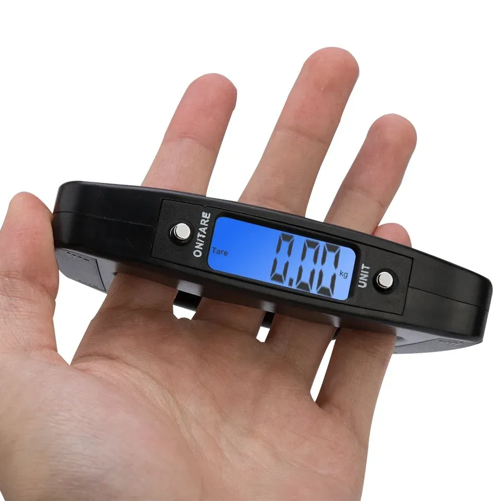 Balance numérique portable pour bagages 50 kg, avec affichage rétroéclairé 4