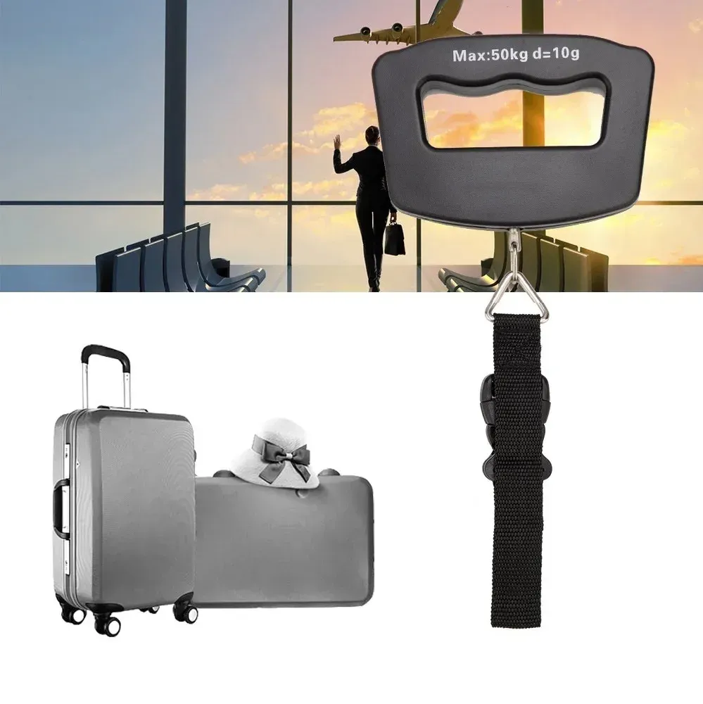 Balance numérique portable pour bagages 50 kg, avec affichage rétroéclairé 5