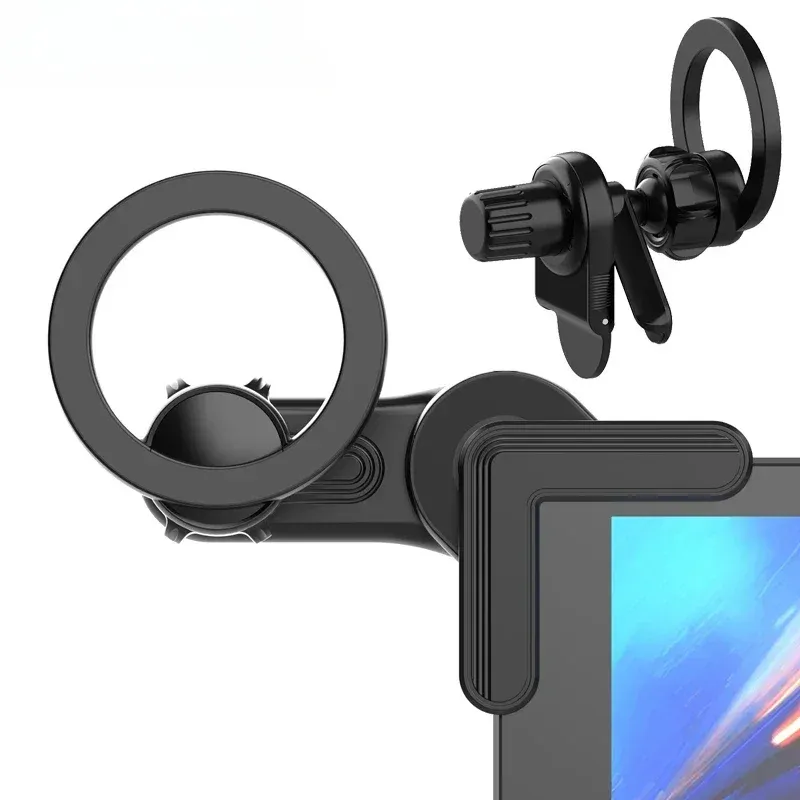 Support de téléphone magnétique universel pour voiture, rotation à 360 degrés, aimant puissant, compatible iPhone 15 MagSafe et Xiaomi 2