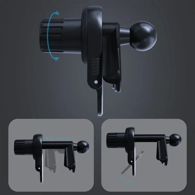 Support de téléphone magnétique universel pour voiture, rotation à 360 degrés, aimant puissant, compatible iPhone 15 MagSafe et Xiaomi 3