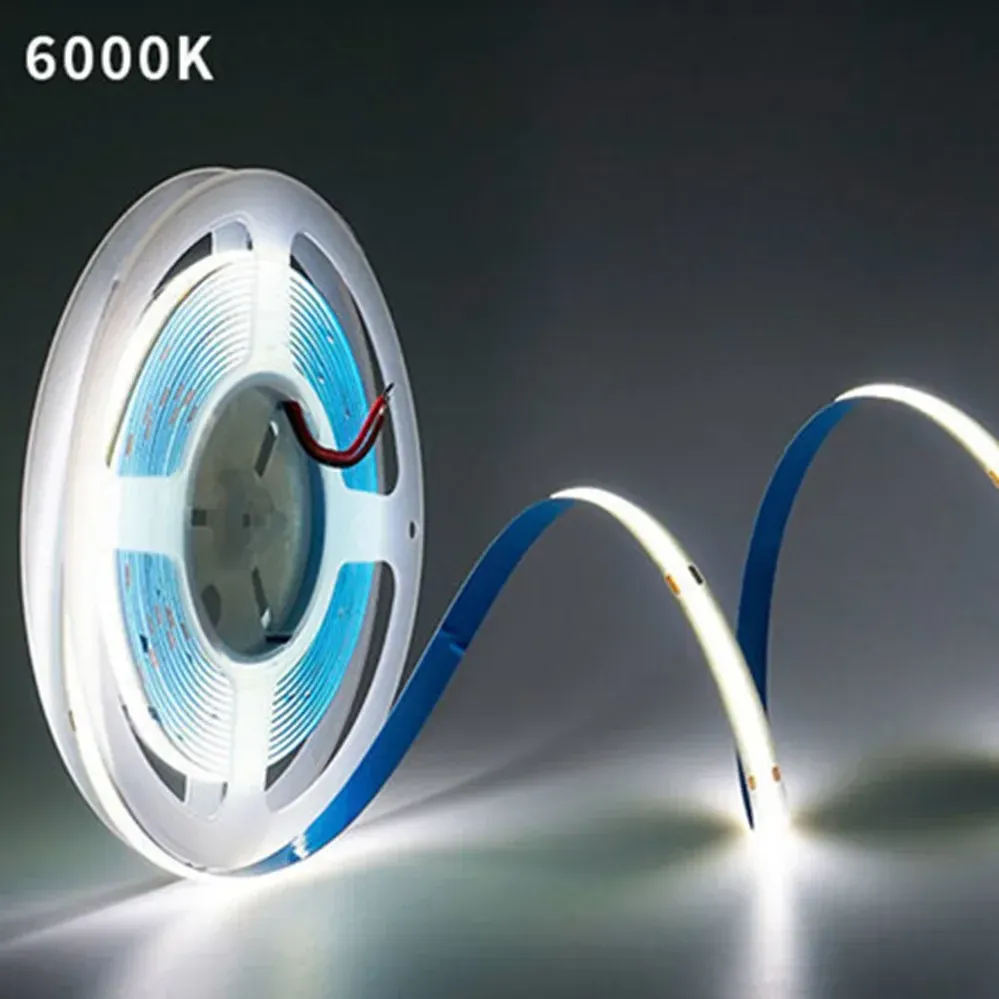 Bande lumineuse LED COB 220 V flexible, 240 LED/m, IRC 90, blanc chaud naturel 7
